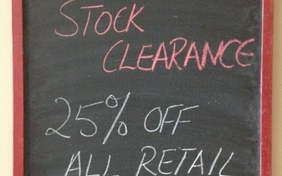 Mid Year Stock Clearance