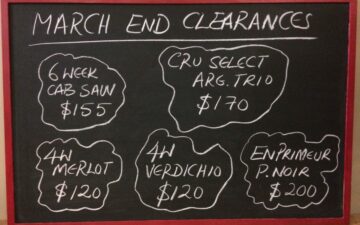 MarchClearanceWines